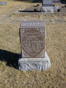 Elizabeth Laird Crabb - Buried at Milan, Ryan Township, Sumner Co., Kansas