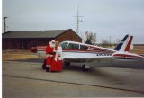 Mr. & Mrs. Santa Claus at the Airport "Fly-In"