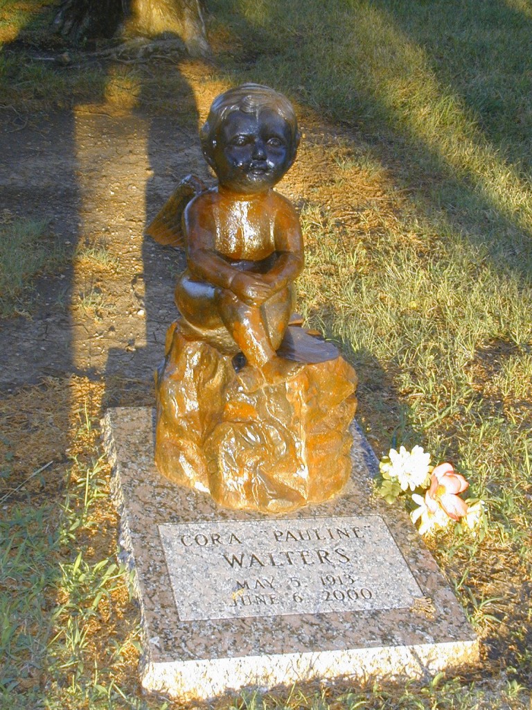 Cora Pauline Walters - buried Osborne Cemetery, Sumner County, Kansas, near Mayfield.