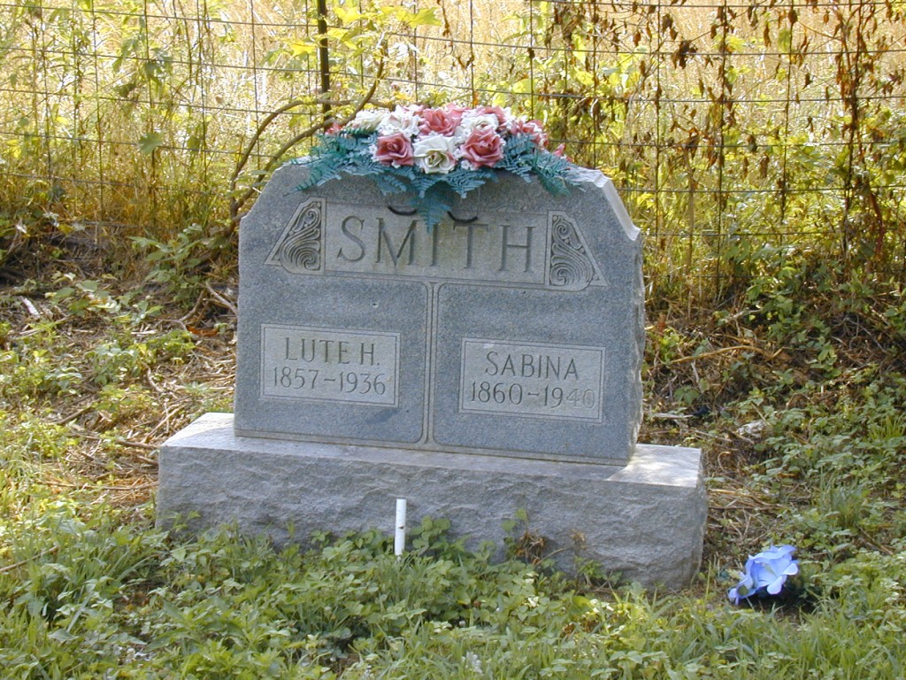 Lute & Sabina Smith - Barren County, KY - Smith Cemetery